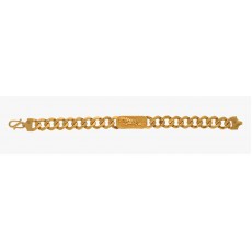 MAJESTIC TIGER CASTING 22K GOLD CHAIN BRACELET FOR MEN